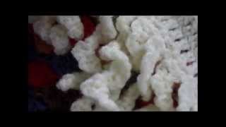 How to make a crochet curlicue scarf [upl. by Adnauqal]