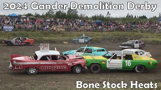 2024 Gander Demolition Derby  Bone Stock Heats [upl. by Rasaec]