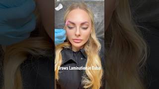 Brows Lamination in Dubai lashlift lamination dubai abudhabi lashesdubai laminationdubai [upl. by Koenraad]