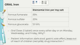 Iron deficiency anemia treatment [upl. by Nadiya224]