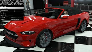 GTA 5  DLC Vehicle Customization  Vapid Dominator GT Ford Mustang GT Convertible [upl. by Ailenroc705]