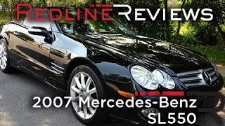 2007 MercedesBenz SL550 Review Walkaround Exhaust amp Test Drive [upl. by Honorine827]