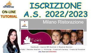 Online Iscrizione Milano Ristorazione AS 20222023  JheanneAverion [upl. by Adiasteb]