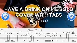 ACDC  Have A Drink On Me Solo Cover WITH TABS [upl. by Sudnor]