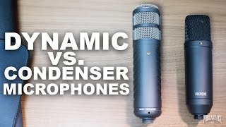 Dynamic vs Condenser Microphones Whats the Difference [upl. by Noyart]