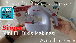 Bim  A101  Singer Mini El Dikiş Makinası Kutu Açılımı  Mini Dikiş Makinası Nasıl Kullanılır [upl. by Acalia131]