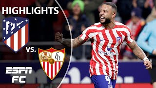 Atletico Madrid vs Sevilla  La Liga Highlights  ESPN FC [upl. by Crowley]