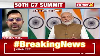 PM Modi at G7 Summit  Calls For Effort In Technological Empowerment  NewsX [upl. by Nnayrrehs151]