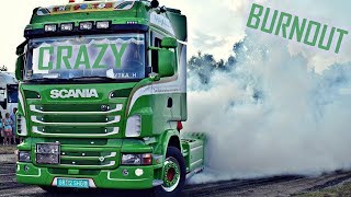 LOUD Scania R500 V8 INSANE BURNOUT amp DRAG Kacsa  Ytka [upl. by Masao]