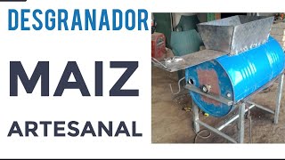 DESGRANADORA DE MAIZ NICARAGUENSE EN ACCION [upl. by Orel]