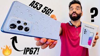 Samsung Galaxy A53 5G Unboxing amp First Look  Most Advanced Budget Android Phone🔥🔥🔥 [upl. by Alric156]