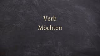 Verb möchten  would like to  Grammatik [upl. by Evangeline]