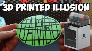 How To Design a 3D Printable Anamorphic Illusion [upl. by Tisdale963]