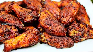 Best Ever Crispy Baked Chicken Wings  How to Perfectly Bake Crispy Wings in the Oven [upl. by Arutak]