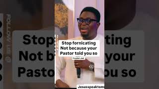 When you fornicate the spirit of fornication will destroy you [upl. by Saleme]