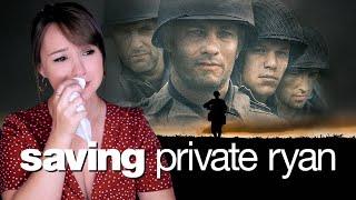 SAVING PRIVATE RYAN absolutely broke me  Movie Reaction [upl. by Anayhd]