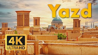 Yazd Iran 4K Walking Tour  Sufi MusicSama  کوچه‌گردی در یزد [upl. by Aicek139]