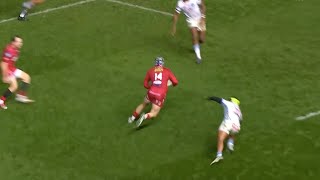 Ridiculous Sidestepping Beats THREE Springboks for Amazing Scarlets Try  Scarlets vs Bulls [upl. by Cordalia351]