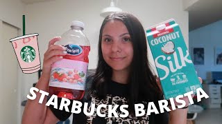 TESTING OUT TIK TOK STARBUCKS PINK DRINK RECIPE [upl. by Runstadler]