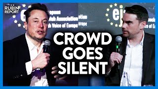 Crowd Goes Silent After Hearing Elon Musk Tell Ben Shapiro His Warning [upl. by Andrel]