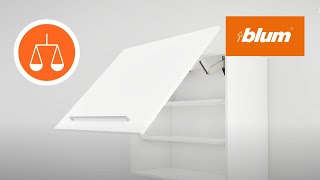 How to assemble up and over lift system AVENTOS HS top  Blum [upl. by Asilanna]