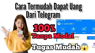 Cara Dapat Uang Dari TelegramTerbaru Hari ini wajib coba 2023😱 [upl. by Doehne332]