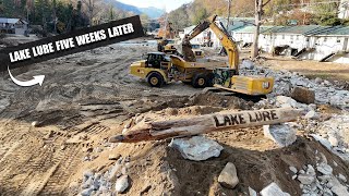 Lake Lure and Chimney Rock Nearly TWO MONTHS after Helene Flooding [upl. by Inahteb]