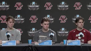 Michigan vs Boston College Press Conferences — 2024 NCAA Mens Frozen Four Semifinal Postgame [upl. by Girovard]