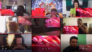 Epic Fight Archer vs Lancer Reaction Mashup  Fate Stay Night UBW [upl. by Aluino187]