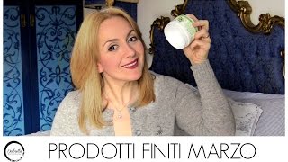 PRODOTTI FINITI MARZO 2017 Beauty Ombretta [upl. by Hyman444]