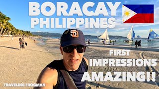 My Amazing First Impressions Of Boracay Philippines 🇵🇭 [upl. by Casi802]