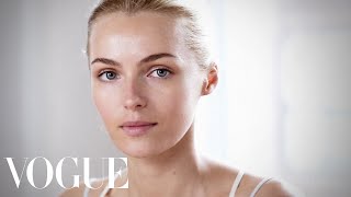 How to Get Sunkissed Skin Makeup Tutorial with Wendy Rowe  The Monday Makeover  Vogue [upl. by Rasure]