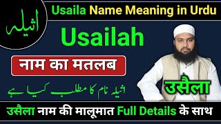 Usaila Name Meaning in Urdu  Usailah Name Meaning  Usaila Naam Ka Matlab  LafzeQadeerOfficial [upl. by Akirderf795]