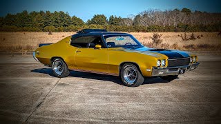 VERY RARE 1972 Buick Skylark Sun Coupe For Sale396 Big BlockTurbo 400Vintage Air Conditioning [upl. by Hartman199]