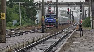 Tren IC552 Suceava  Bucuresti Nord trece in forță prin Adjud cu EA359  01102024 [upl. by Barnie]