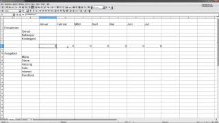 Haushaltsbuch mit Excel oder Open Office Calc [upl. by Prior696]