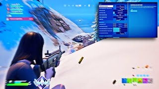 60FPS Ranked Gameplay  Fortnite SettingsSensitivity on PS4 Chapter 5 Ranked [upl. by Kipton]