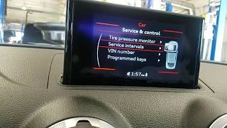 How to reset service on a 2016 Audi A3 [upl. by Grane117]