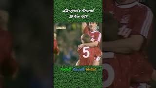 Classic Liverpool v Arsenal from 1989 [upl. by Docilla]