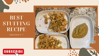 IDDSI Levels 4  7 Stuffing Recipe  Quick amp Safe DysphagiaFriendly Meal [upl. by Delmar877]