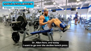 Decline Bench Press Tutorial [upl. by Yves957]