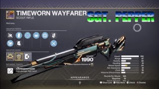 TIMEWORN WAYFARER Destiny 2 [upl. by Assirac]