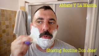 💈 Abbate Y La Mantia Shaving Routine Don Jose 💈 Rasatura tradizionale  wet shaving [upl. by Kessiah]