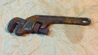 Ridgid E8 Wrench Restoration [upl. by Jeralee]