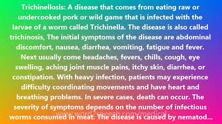 Trichinellosis  Medical Definition and Pronunciation [upl. by Niletak]