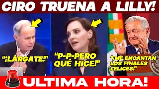 🚨LUNESAZO CIRO TRUENA A LILLY CAOS EN SET SE QUEDÓ PASMADA ENTREVISTA SALE MAL LA QUIEREN BORRAR [upl. by Nahtam77]