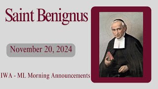 The Feast Day of Saint Benignus [upl. by Moguel]