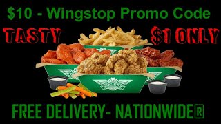 Wingstop promo Code Top Free Delivery Offer amp Deals 2020 [upl. by Loredana]