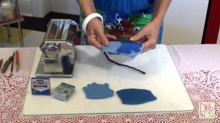 Polymer Clay Quick Tip  How to Make Denim [upl. by Acisset]