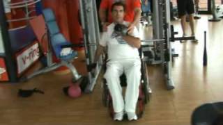 paraplegic hard traininglesion T4T5 alberto [upl. by Flint]